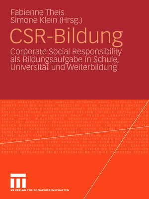 cover image of CSR-Bildung